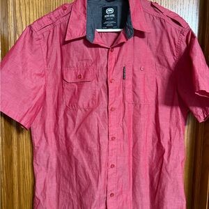 Ecko Unlimited Casual Red Button Down Shirt
